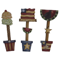 Fourth of July Ornaments E-Pattern