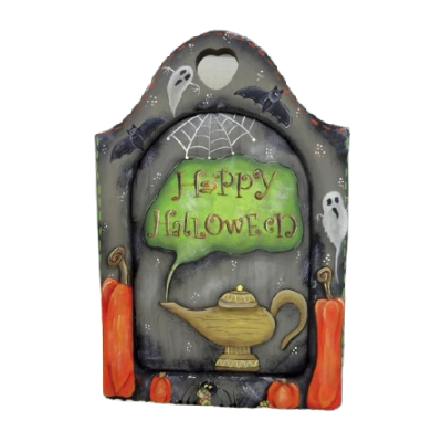 Aladdin Lamp Happy Halloween E-Pattern