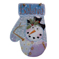 Believe Snowman Mitten E-Pattern