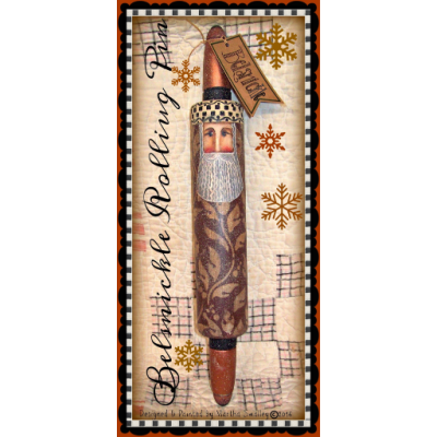 Belsnickle Rolling Pin E-Pattern by Martha Smalley
