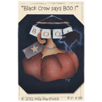 Black Crow Says Boo! E-Pattern
