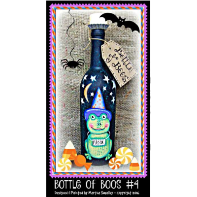 Bottle of Boos #4  E-Pattern by Martha Smalley