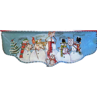 Caroling Snowman Banner E-Pattern