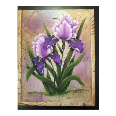 Iris In Bloom E-Pattern by Lonna Lamb