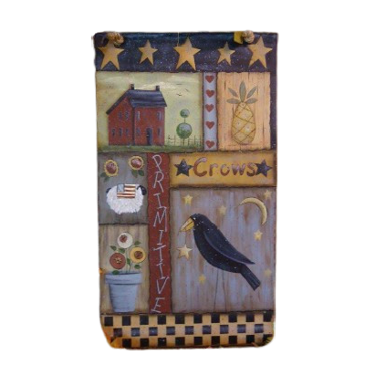 Primitive Crows Plaque E-Pattern