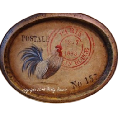 Rooster Tray E-Pattern