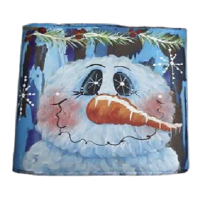 Scarecrow and Snowman Tin E-Pattern