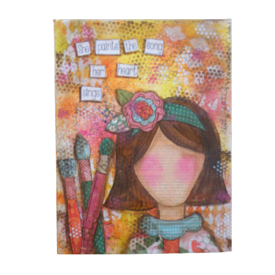 She Paints E-Pattern