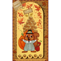 Thankful Squirrel E-Pattern by Sharon Bond