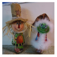 Two Candy Jar Toppers E-Pattern