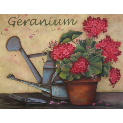 Geranium in my Garden E-Pattern