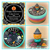 Happy Halloween Cake Cover E-Pattern