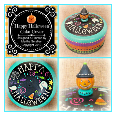Happy Halloween Cake Cover E-Pattern