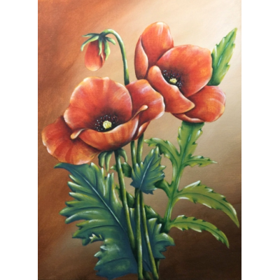 Poppies by Lonna Lamb E-Pattern