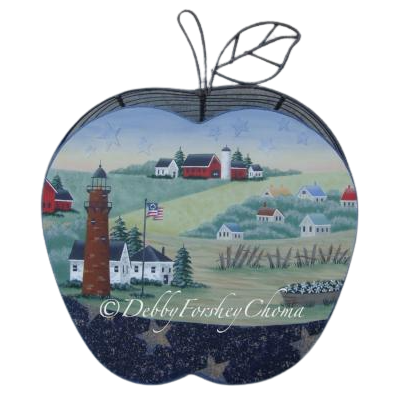 Americana Summer Apple Basket E-Pattern
