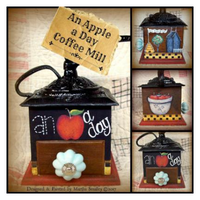 An Apple A Day Coffee Mill E-Pattern by Martha Smalley