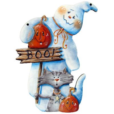 Boo Ghost Ornament E-Pattern by Chris Haughey