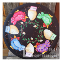 Buk Buk's and Eggs E-Pattern by Deb Antonick