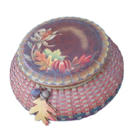 Harvest Basket & Lid E-Pattern by Barbara Bunsey