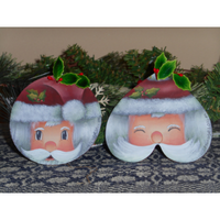 Holly Berry Santas  E-Pattern by Barbara Bunsey