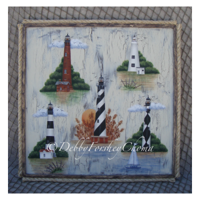 OBX Lighthouses E-Pattern