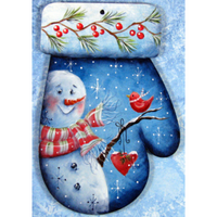 Snowman Love Ornament E-Pattern by Chris Haughey