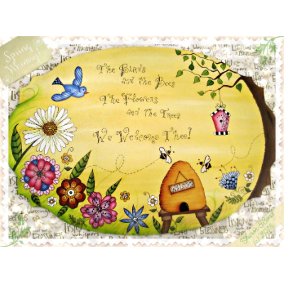 Spring Whimsy E-Pattern by Sharon Bond