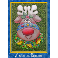 Wreaths and Reindeer E-Pattern