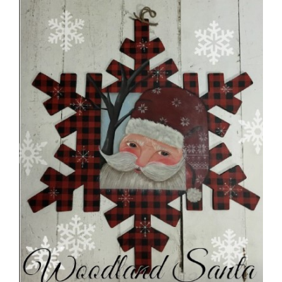 Woodland Santa E-Pattern by Vicki Saum