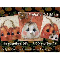 Whimsical Pumpkin Plaques Class Bundle with Deb Mishima