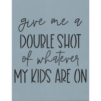 Double Shot Stencil
