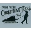 Fresh Cut Trees Stencil