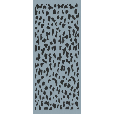 Animal Print Border Stencil