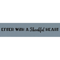 Thankful Heart Stencil