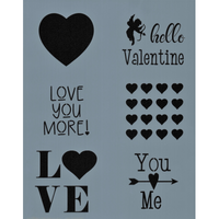 Word Blocks: Cupid Stencil