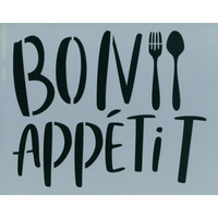 Bon Appetit Stencil