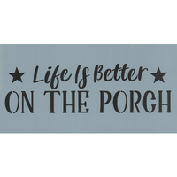 Porch Life Stencil