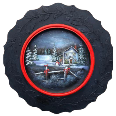 Winter Plate E-Pattern By Annette Dozier