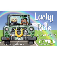 Lucky Ride Plaque Pattern by Chris Haughey