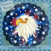 Patriotic Wreath E-Pattern by Sharon Bond
