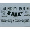 Laundry Room Stencil