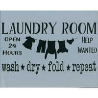 Laundry Room Stencil