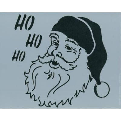 Santa Ho Ho Ho Stencil