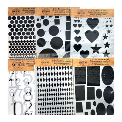 Back to Basics Stencil Set
