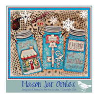Mason Jar Ornies E-Pattern by Martha Smalley