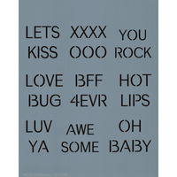 Conversation Hearts: Lets Kiss