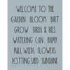 Dunn Inspired Garden Words Stencil