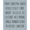 Dunn Inspired Santa Words Stencil