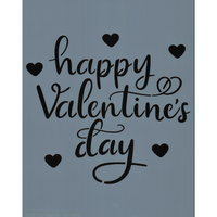 Happy Valentine's Day Stencil