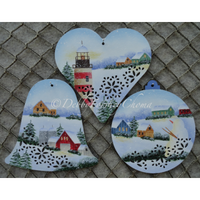 Winter Wonders Tin Ornaments E-Pattern